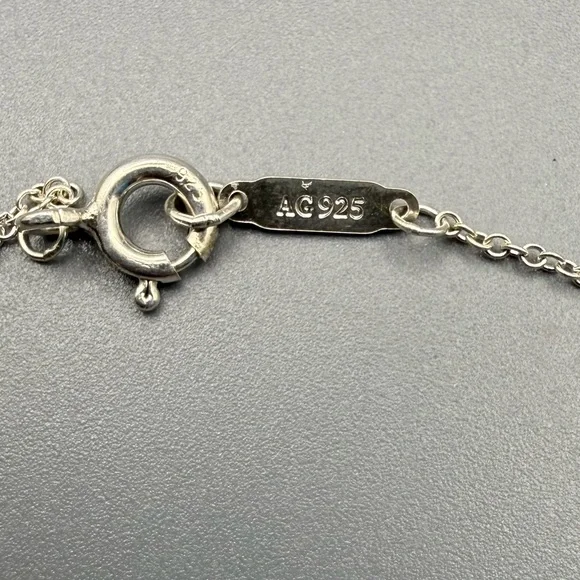 Tiffany & Co. 1837 Interlocking Circles Necklace Rubedo Rose Gold and Silver 18” - Picture 9 of 9